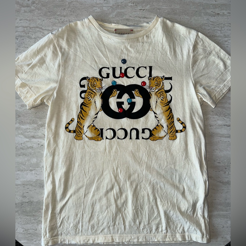 Gucci Boys Cotton Printed T-Shirt